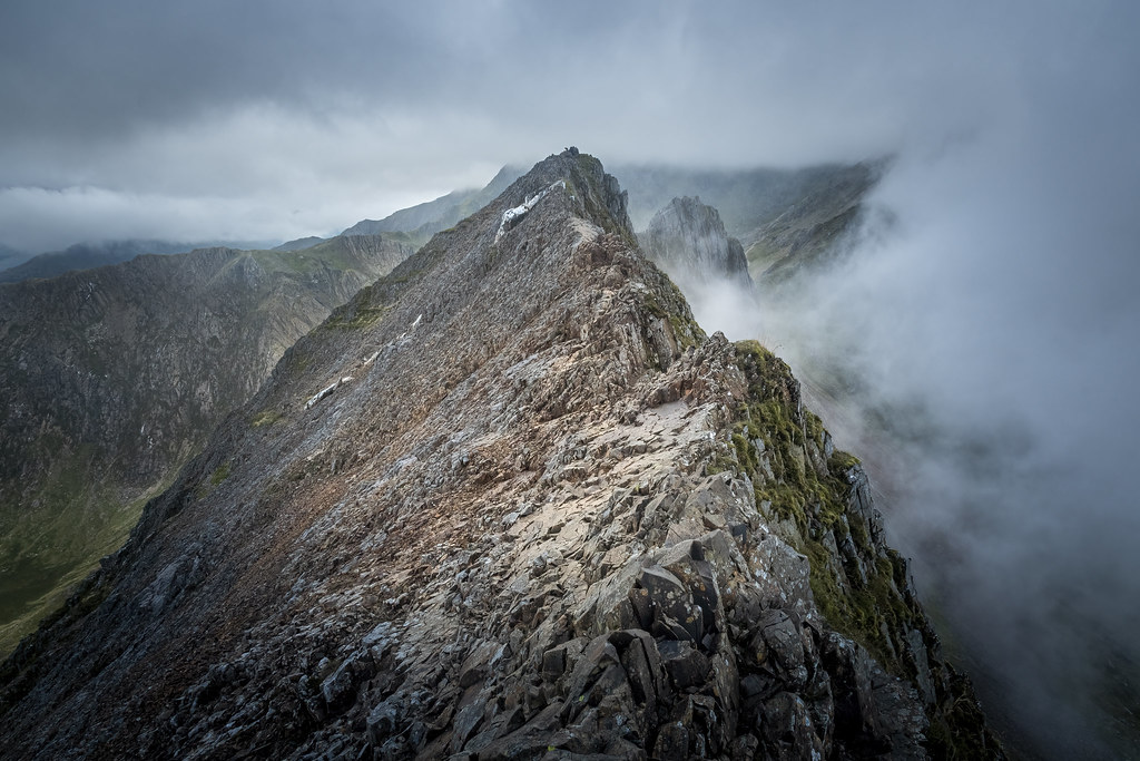 On Crib Goch The Crib Goch ridge of Snowdon, taken in dete… Flickr