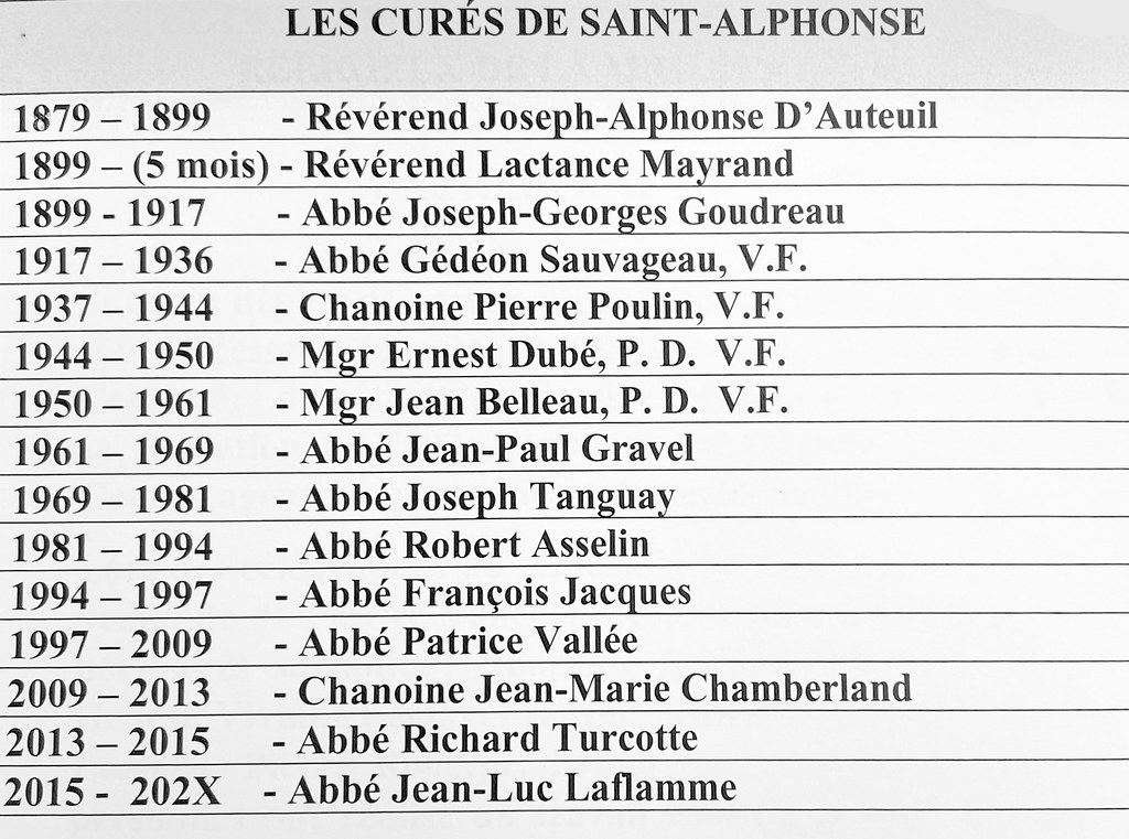 0_AP29001LISTE DES CURÉSÉGLISE SAINTALPHONSE THETFORDM… Flickr