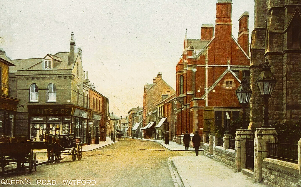 Queens Road Watford 1908. terry trainor Flickr