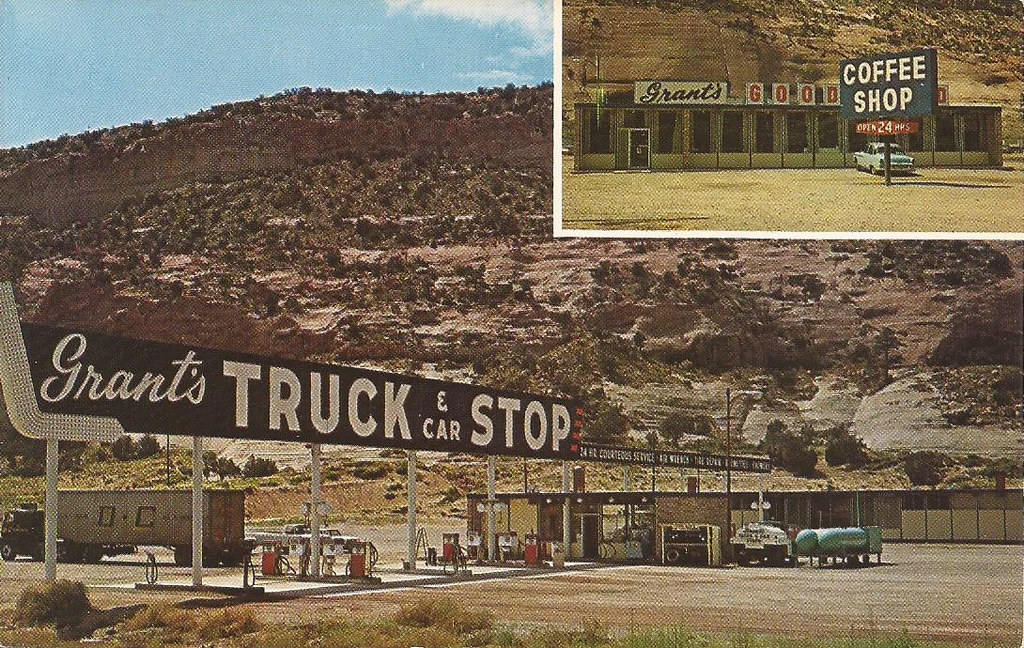 Lupton, AZ vintage postcard of Grant's Truck & Car Stop … Flickr