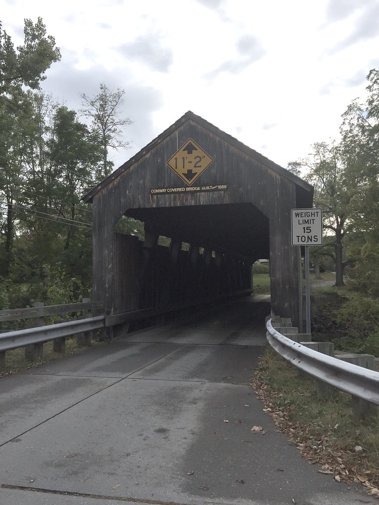 Burkeville Covered Bridge in Conway, Massachusetts. Spanni… Flickr