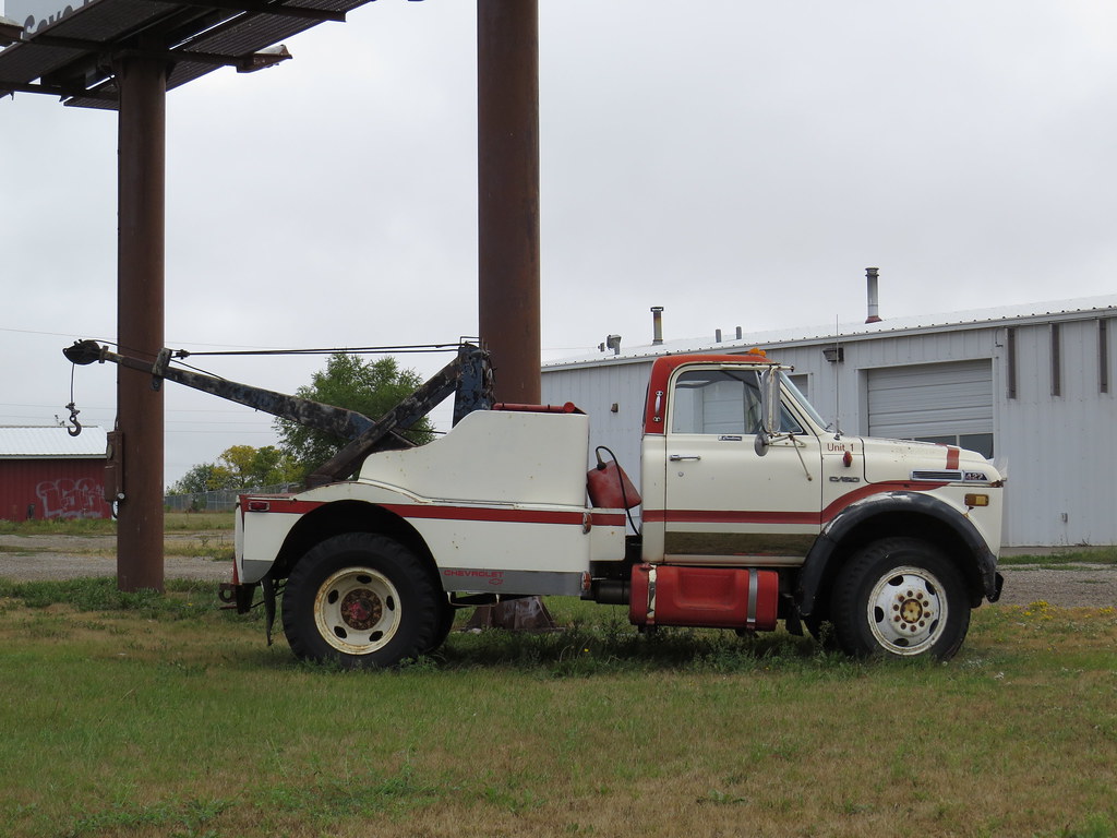 Old Chevy tow truck, Jamestown, ND PHD280 Flickr