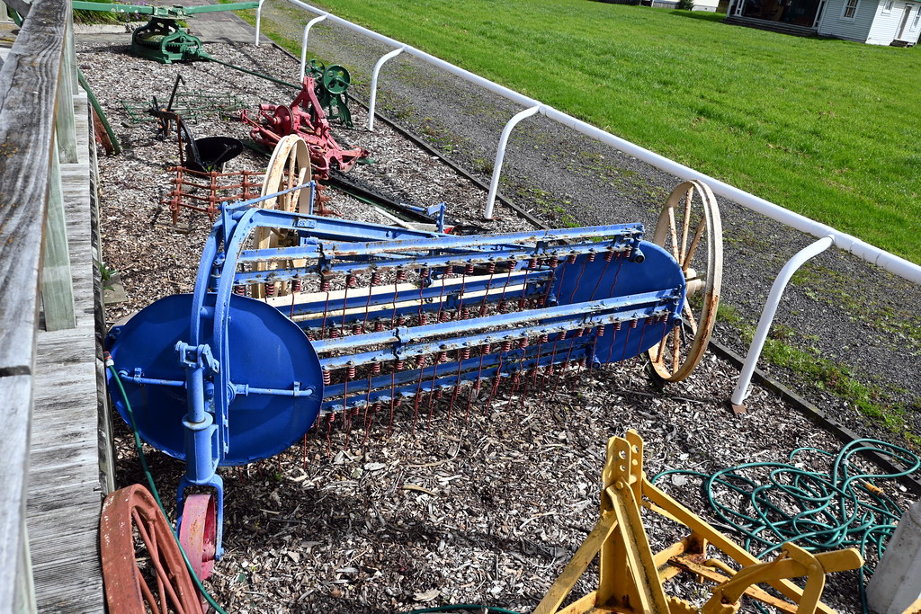 Old Farm Implements. At the Helensville Pioneer Museum Stephen