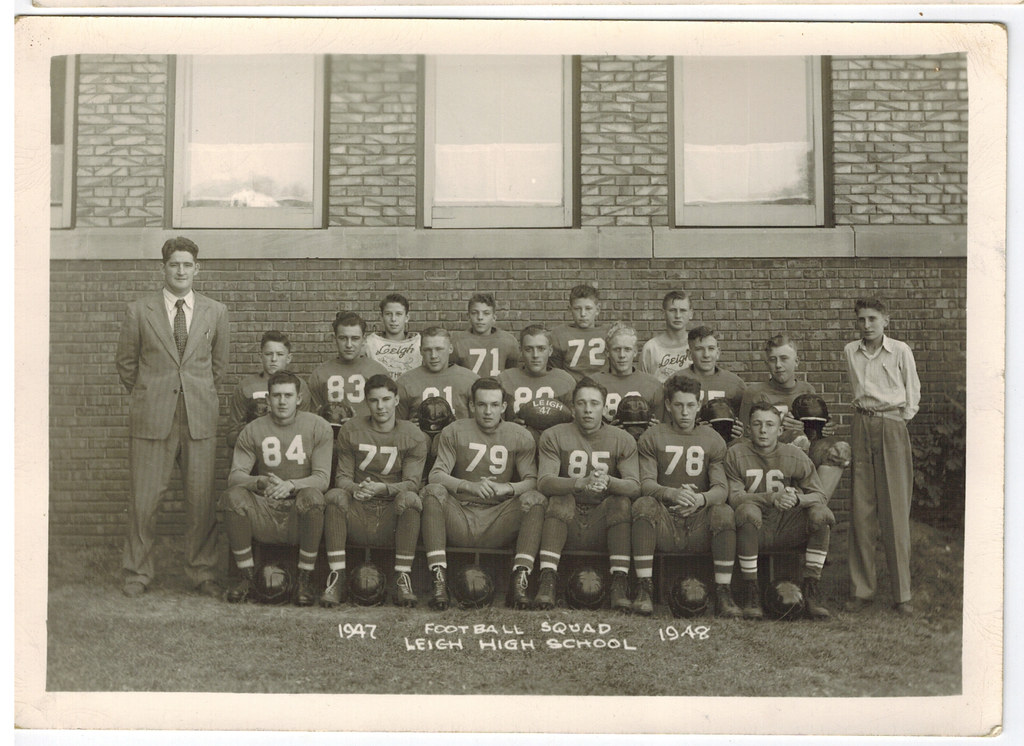 Leigh High School Football Team 1948 Nebraska califboy101 Flickr