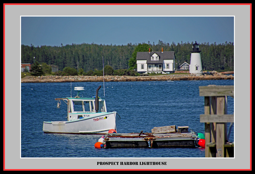 Prospect Harbor Light Prospect Harbor Lighthouse, perched … Flickr