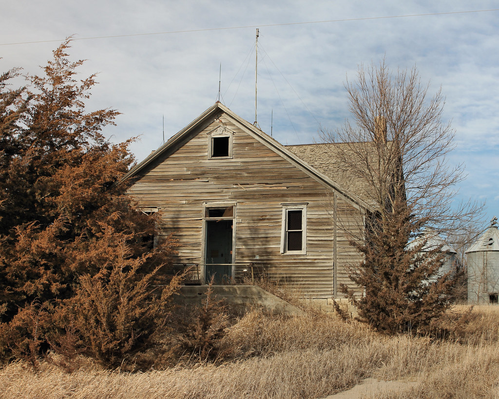 Schoolhouse rural Monroe, NE Tom McLaughlin Flickr