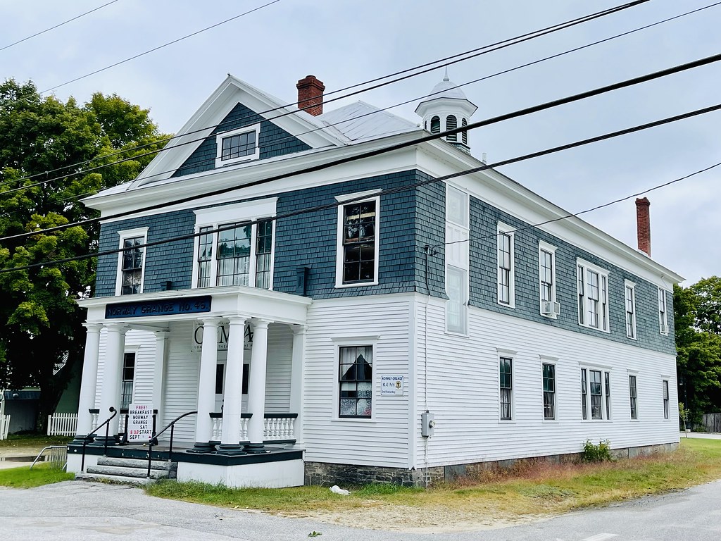 Norway Grange Hall. Built in 1909. Norway, Maine. Contribu… Flickr