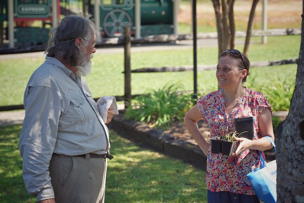 Bob Farley with program attendee Fall Garden Tour and Work… Flickr