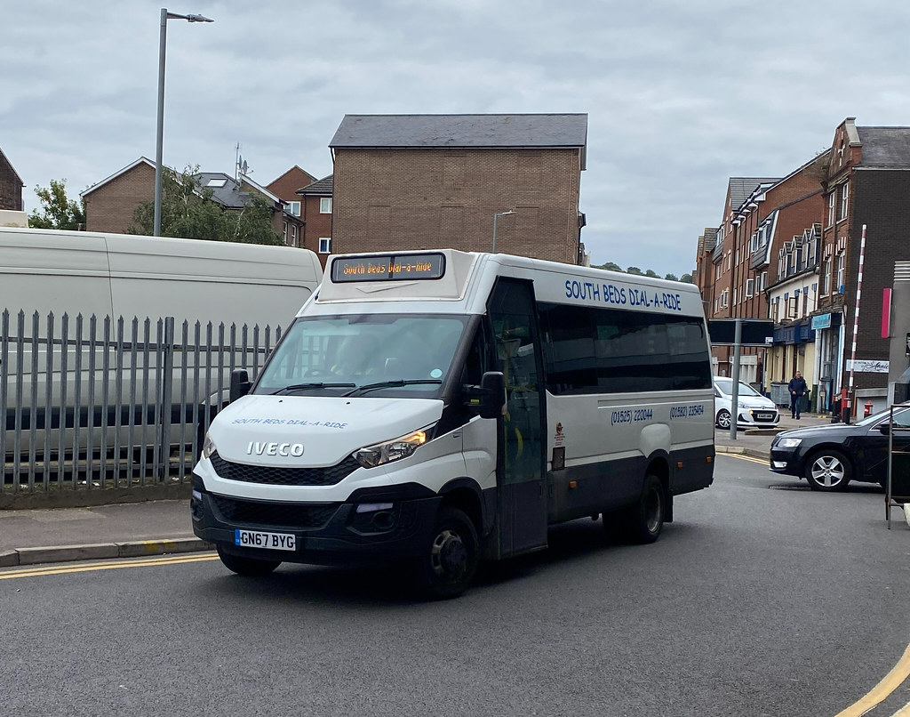 South Beds DialaRide GN67BYG Seen here heading along Sil… Flickr