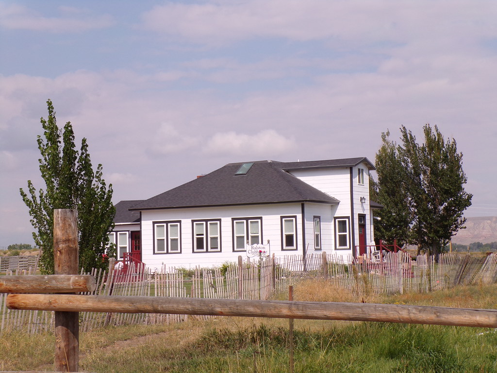 The Old Schoolhouse Ralston, Wyoming The simple, onestory… Flickr