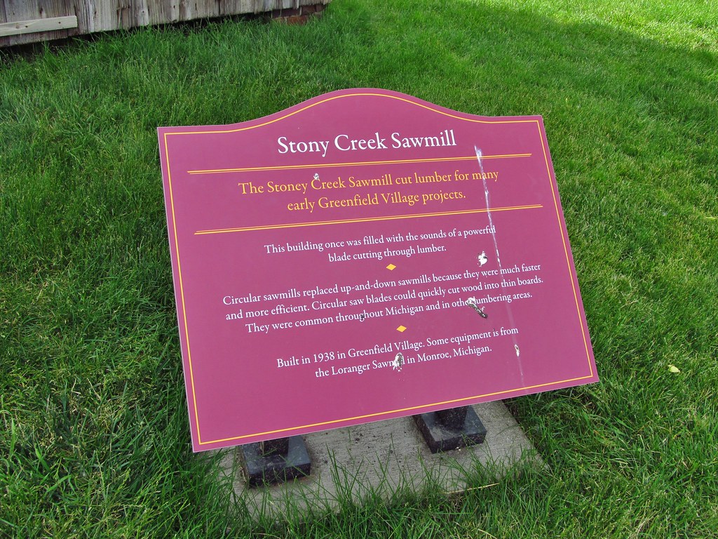 Greenfield Village Stony Creek Sawmill Greenfield Village … Flickr