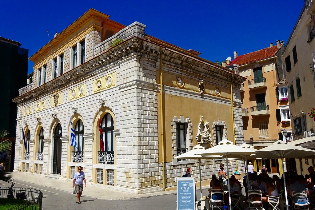 Corfu Town Hall Saxon Sky Flickr