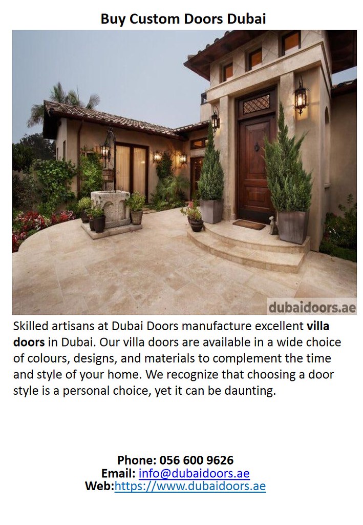 Buy Custom Doors Dubai There are many doors available for … Flickr