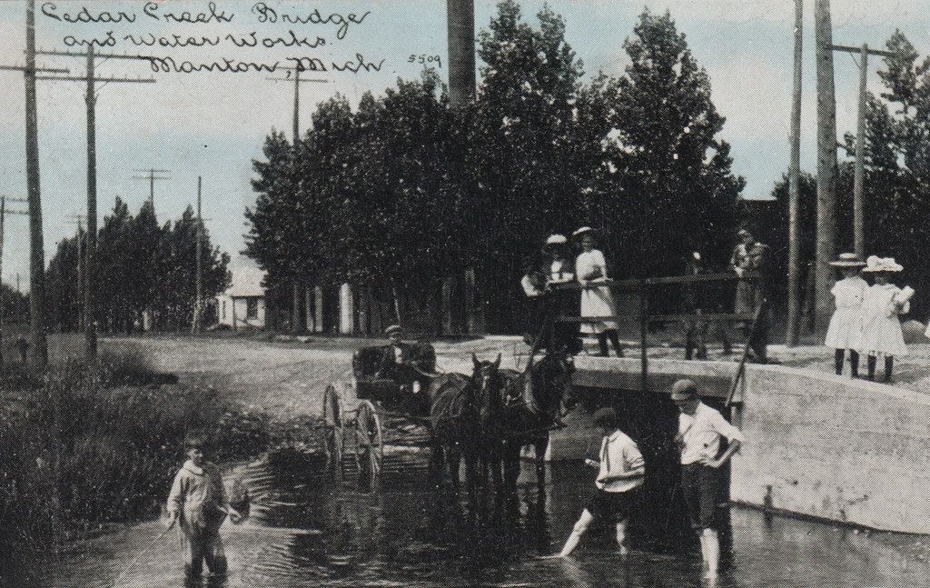NW Manton MI c.1908 RESORT ERA Wexford County View of the … Flickr
