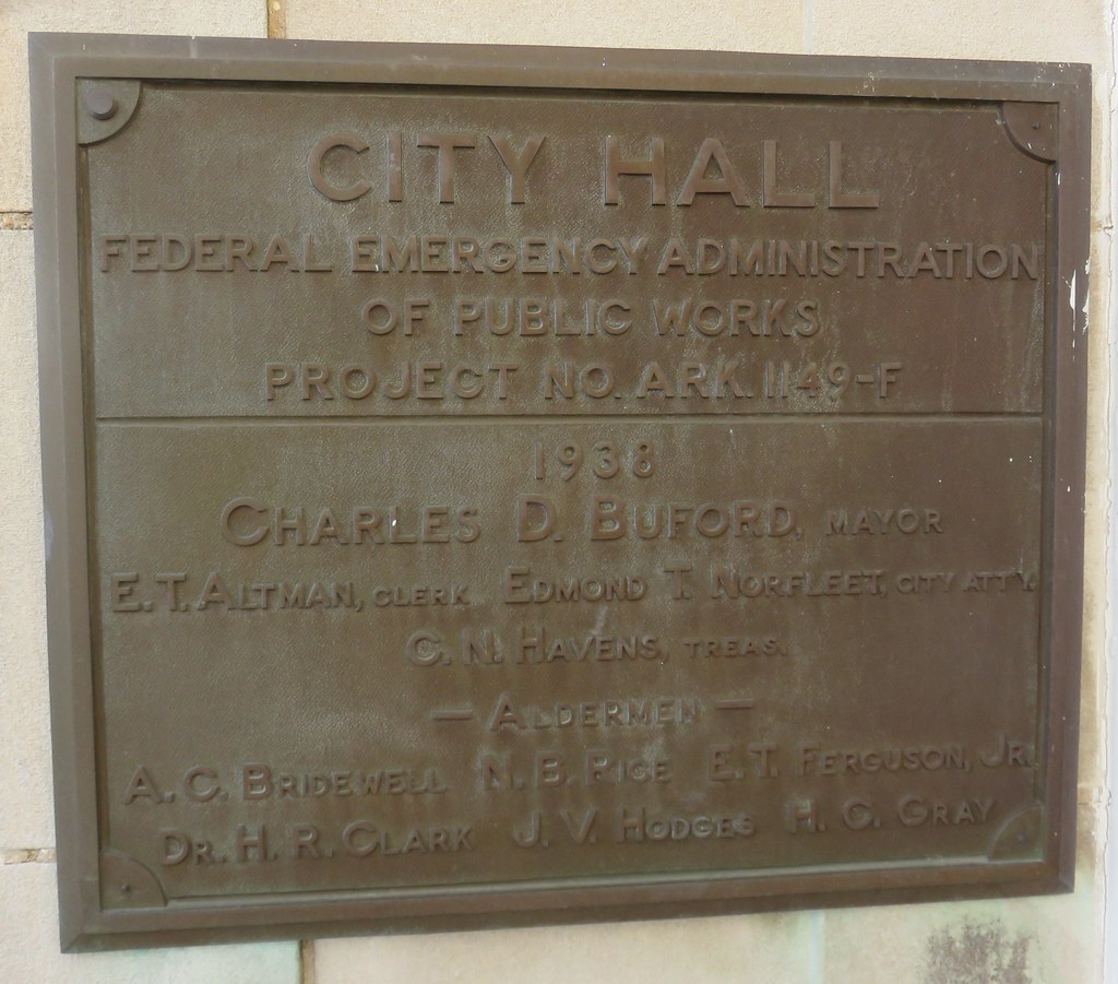 Forrest City, Arkansas City Hall Plaque Located at 224 Nor… Flickr