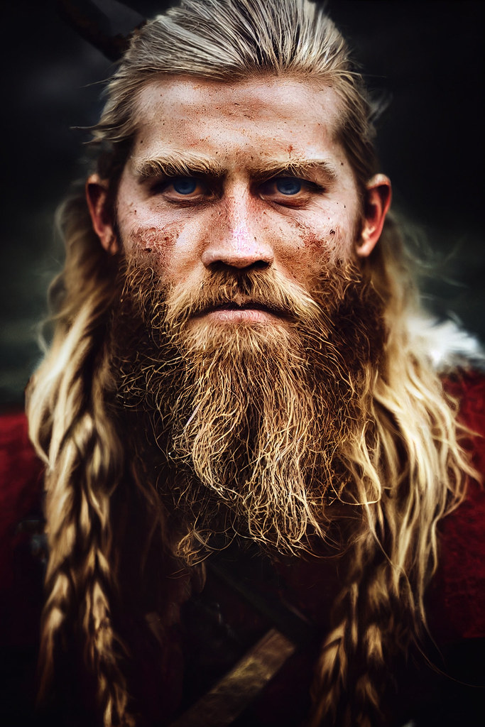 Prompt used Close up portrait photo of a viking warrior l… Flickr
