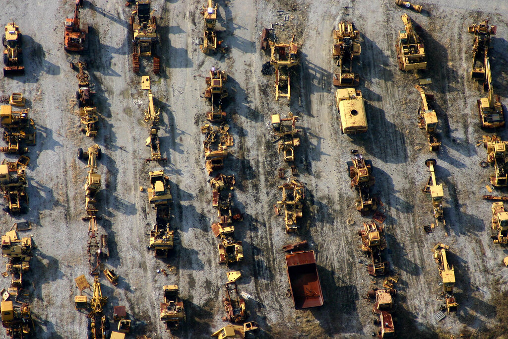Heavy Equipment Junk Yard Flyingfotos Flickr
