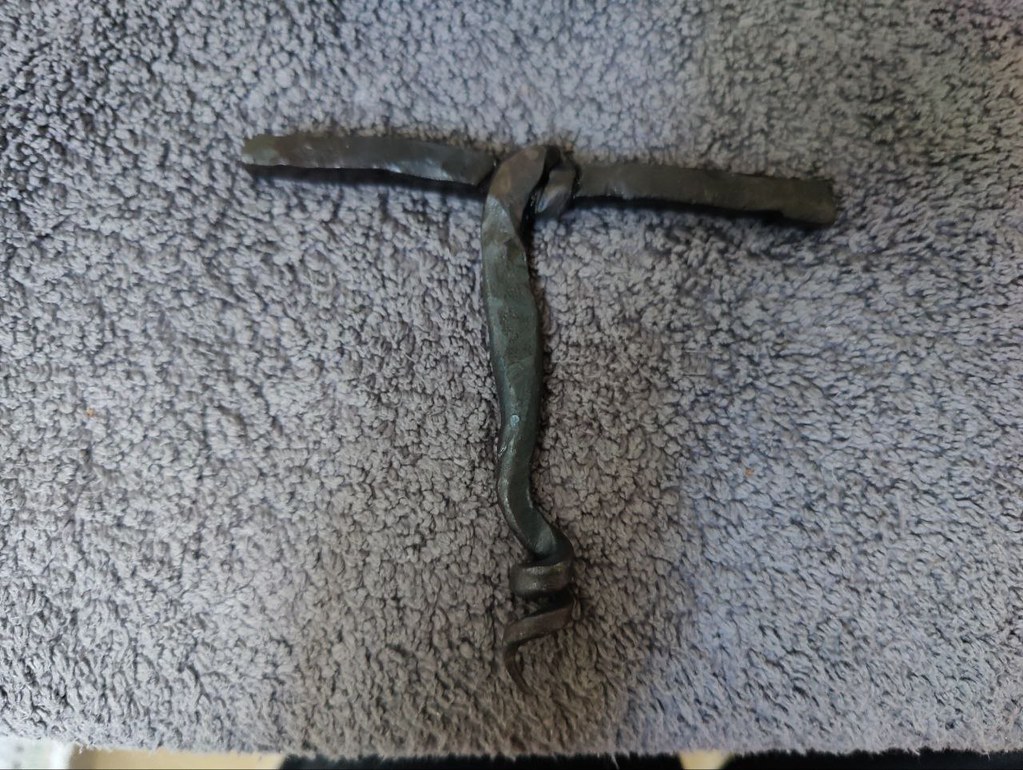 Blacksmith mild steel wine corkscrew Blacksmith for… Flickr