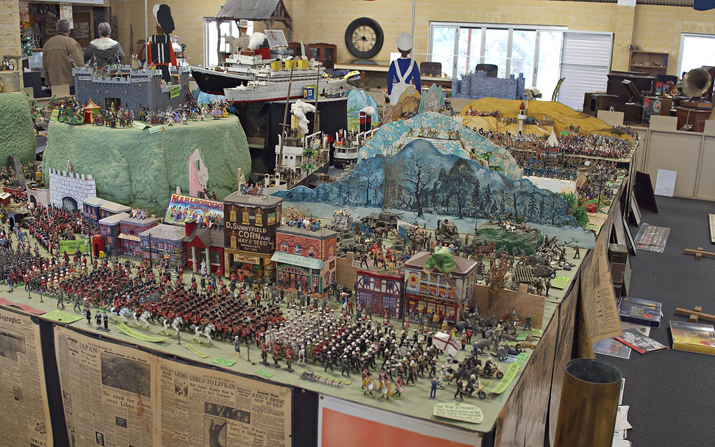 Toy soldier exhibit Visitor centre, Hyden, Western Austral