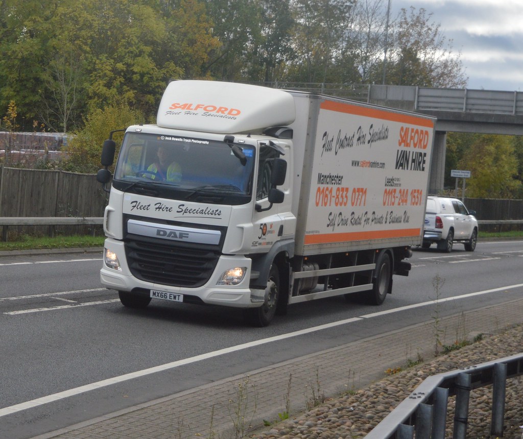 Salford Van Hire MX66 EWT At Welshpool Joshhowells27 Flickr