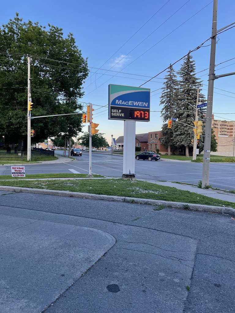 McEwen Gas Bar mid summer prices Cornwall Ontario Todd Gault Flickr