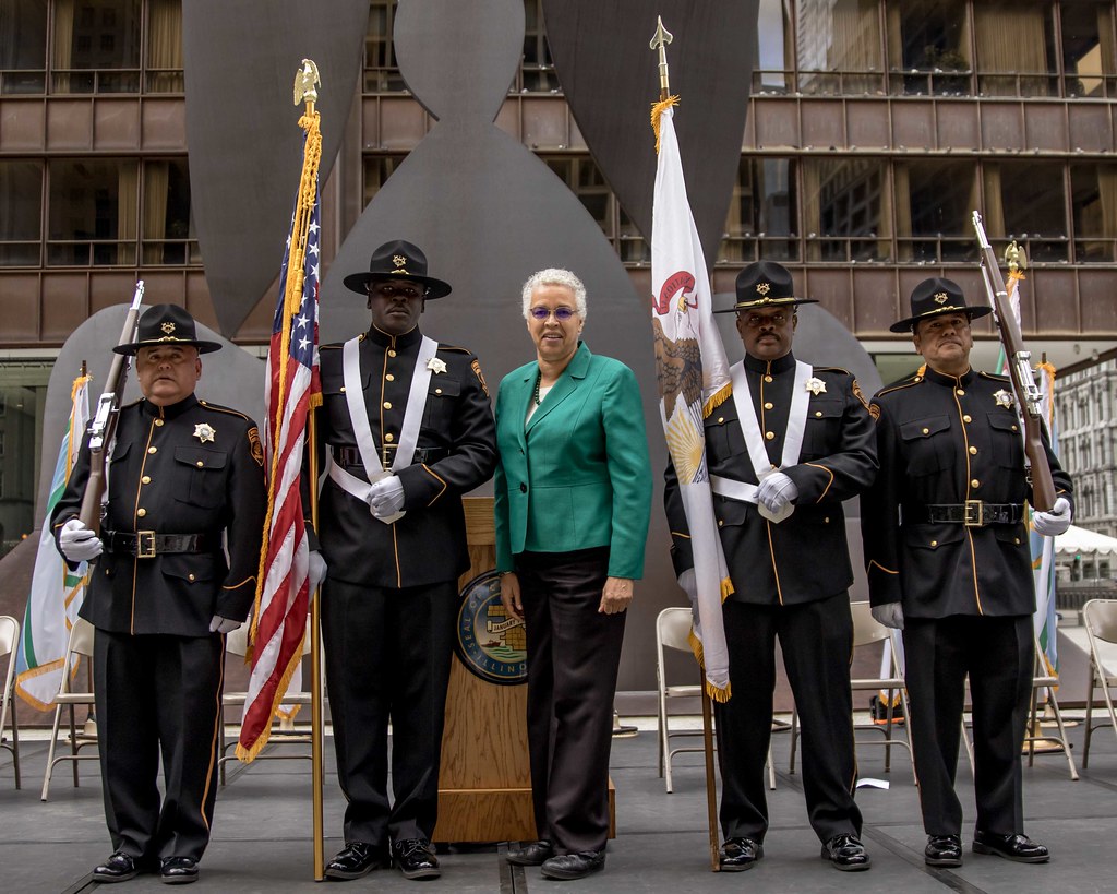 Flag Raising 006 Cook County Illinois Government Photo Archives Flickr