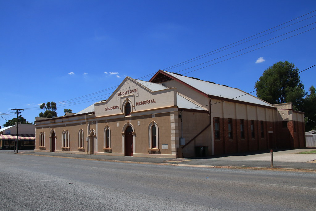 Snowtown Soldiers Memorial Hall Snowtown South Australia Flickr