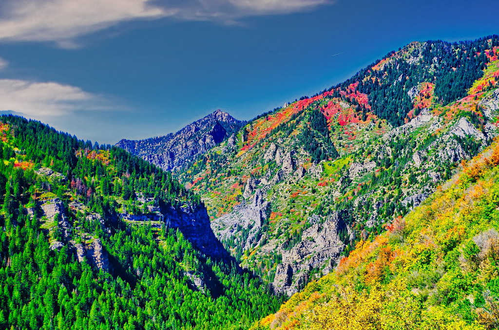 Looking across the cannyon, American Fork Canyon, Provo UT… Flickr