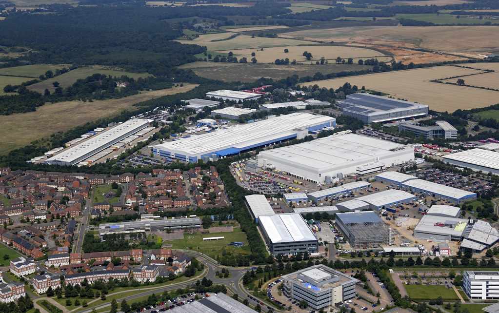 Aerial view of Hatfield Business Park in Hertfordshire UK Flickr