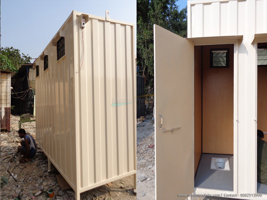 Portable Toilet Block 4ftsX9fts With 3ftsx4fts 3 Blocks pc… Flickr