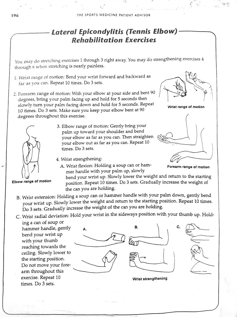 Tenis elbow exercises craig stuard Flickr