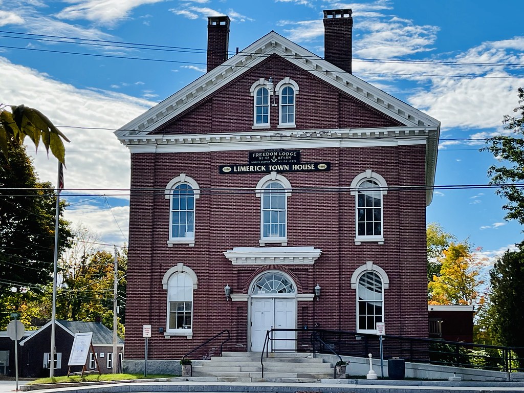 Town House and Masonic Lodge. Limerick, Maine. Built in 18… Flickr