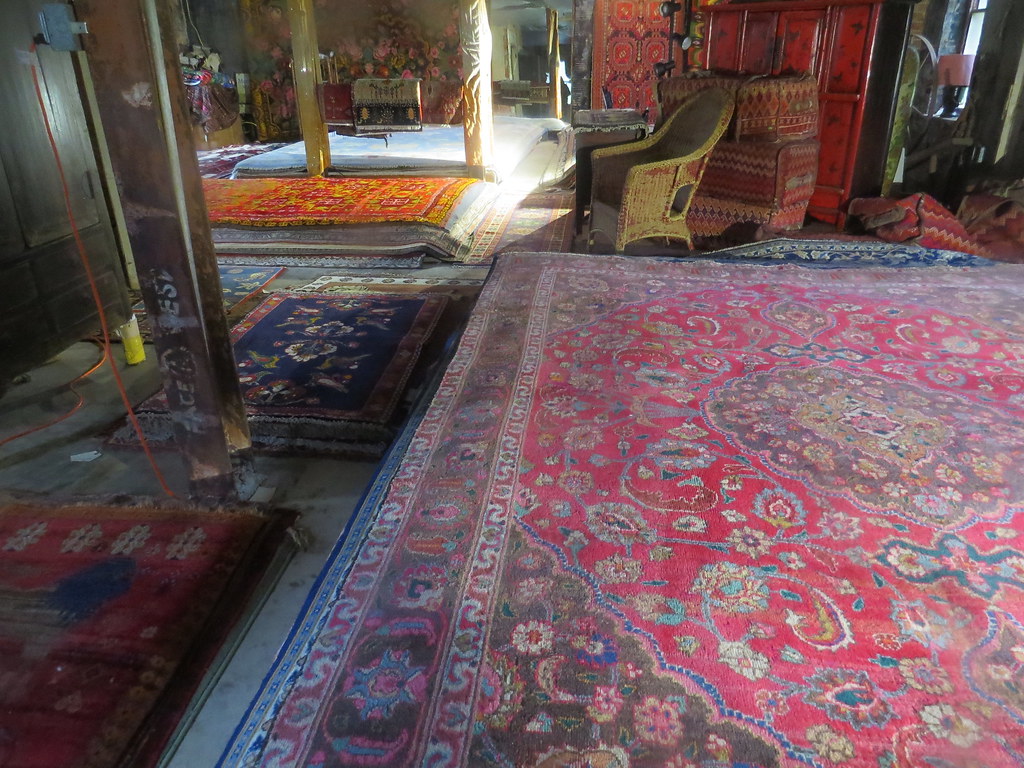 10x13 Antique Mashad Persian Rug Carpetbeggars Discount Pe… Flickr