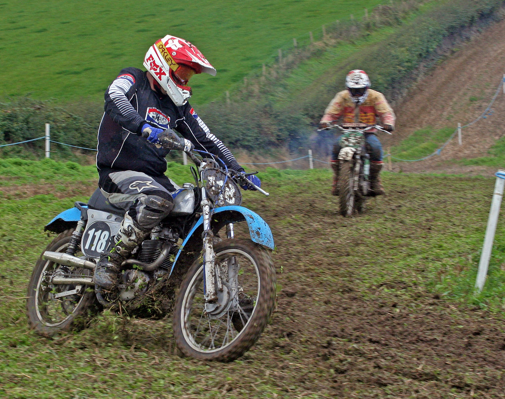 BSA Jonny McCabe's classic BSA scrambler, a real blast fro… Flickr