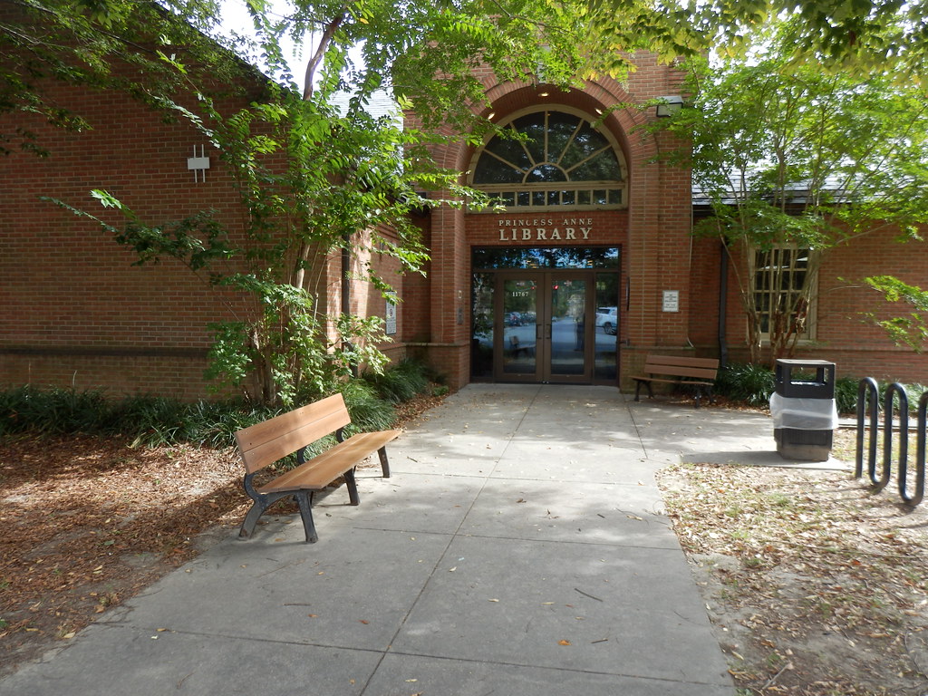 Bench Monday Library Princess Anne Maryland Howard Dickerson Flickr