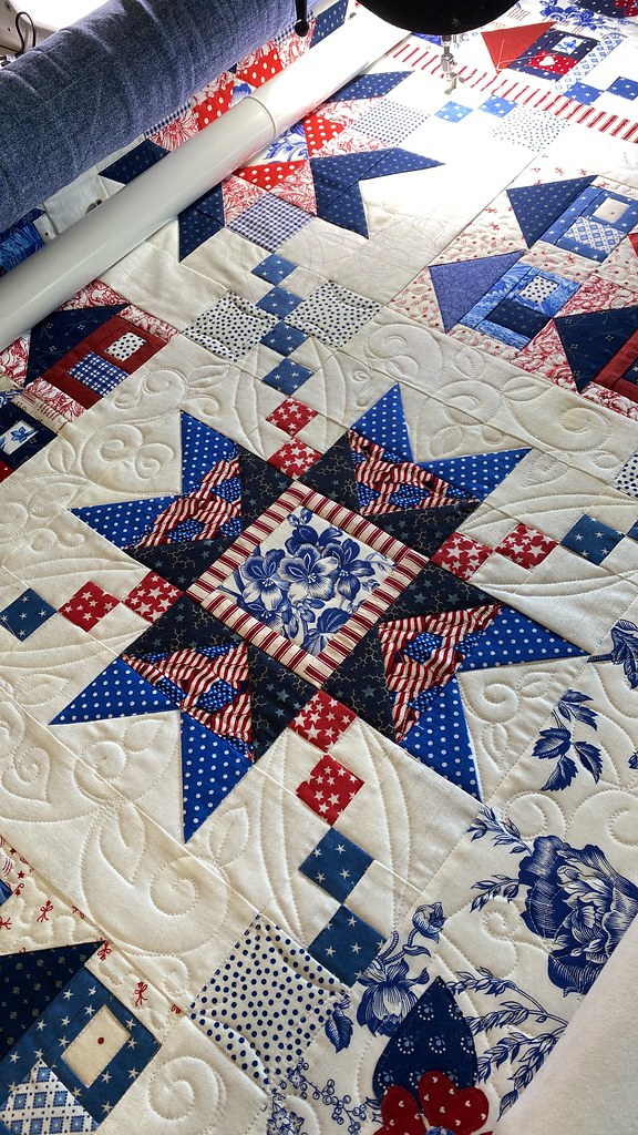Living in Liberty quilt pattern by Material Girlfriends Flickr