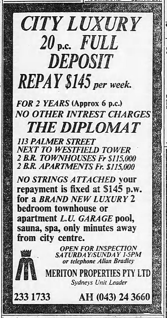 113 Palmer Street Ad September 15 1984 SMH 124 fabianamuso Flickr