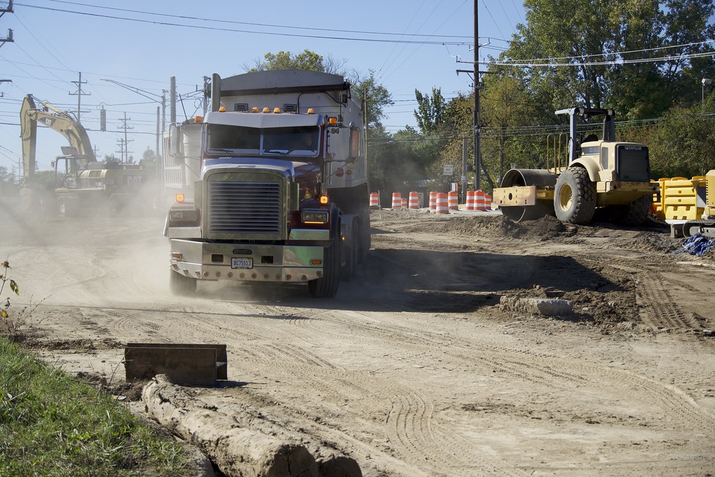 Okemos Road Bridge Construction October 2022_16 Meridian Township