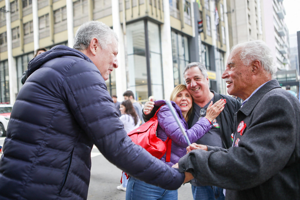 Comício com Lula na Av. Paulista Foto Orlando Júnior Deputado