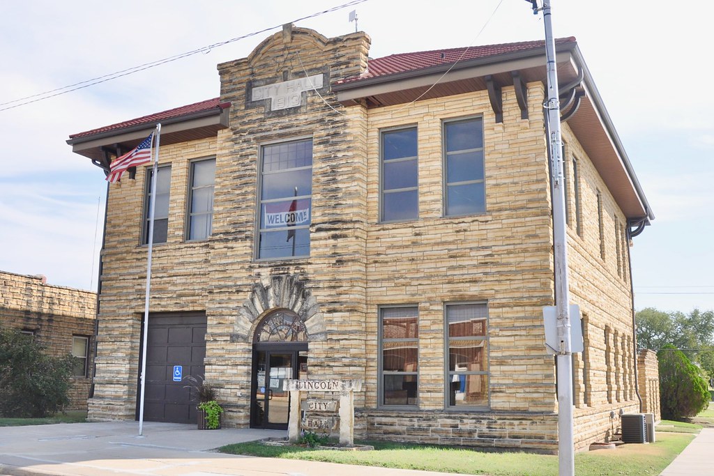153 W Lincoln Ave Lincoln Kansas Lincoln City Hall and Fir… Flickr