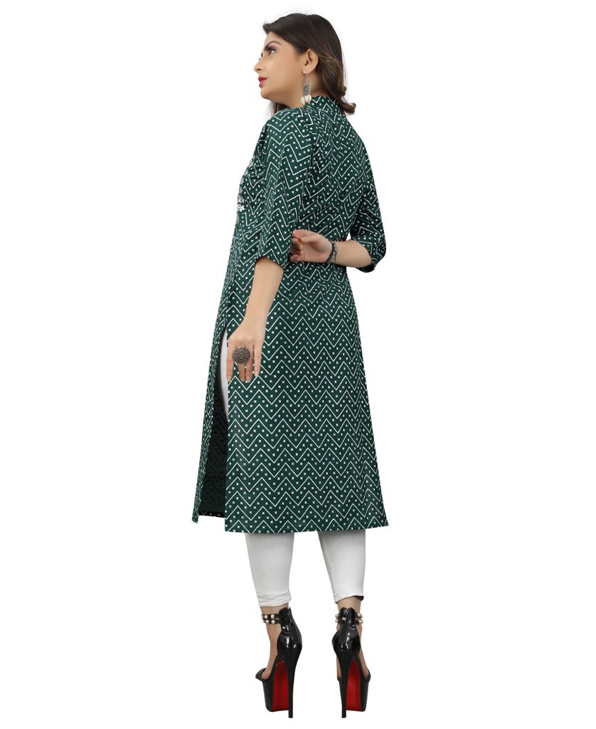 PID 41950Generic Women's Cotton Embroidery Straight Kurt… Flickr