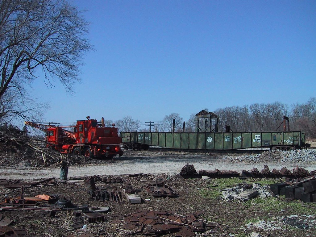 Old MOW equipment in South Whitley Indiana Mike Snow Flickr
