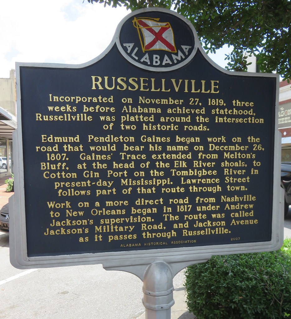 Russellville Marker (Russellville, Alabama) The Russellvil… Flickr