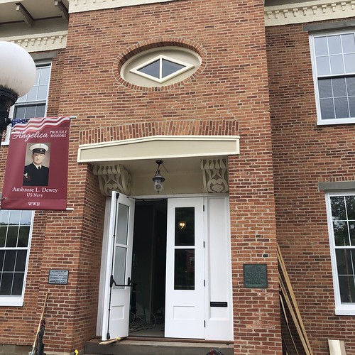 Entryway of former Allegany County Courthouse in Angelica,… Flickr