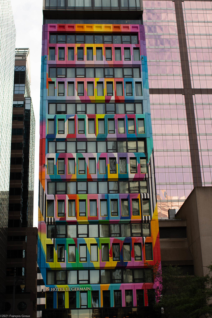 Multicolor building François Giroux Flickr