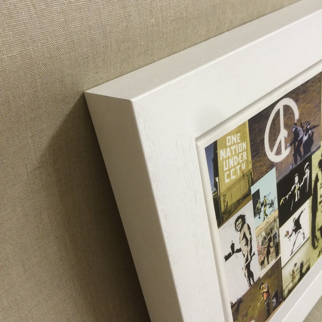 White Frame Deep White Picture Frame Moulding Framed Pri… Louise Moore Flickr