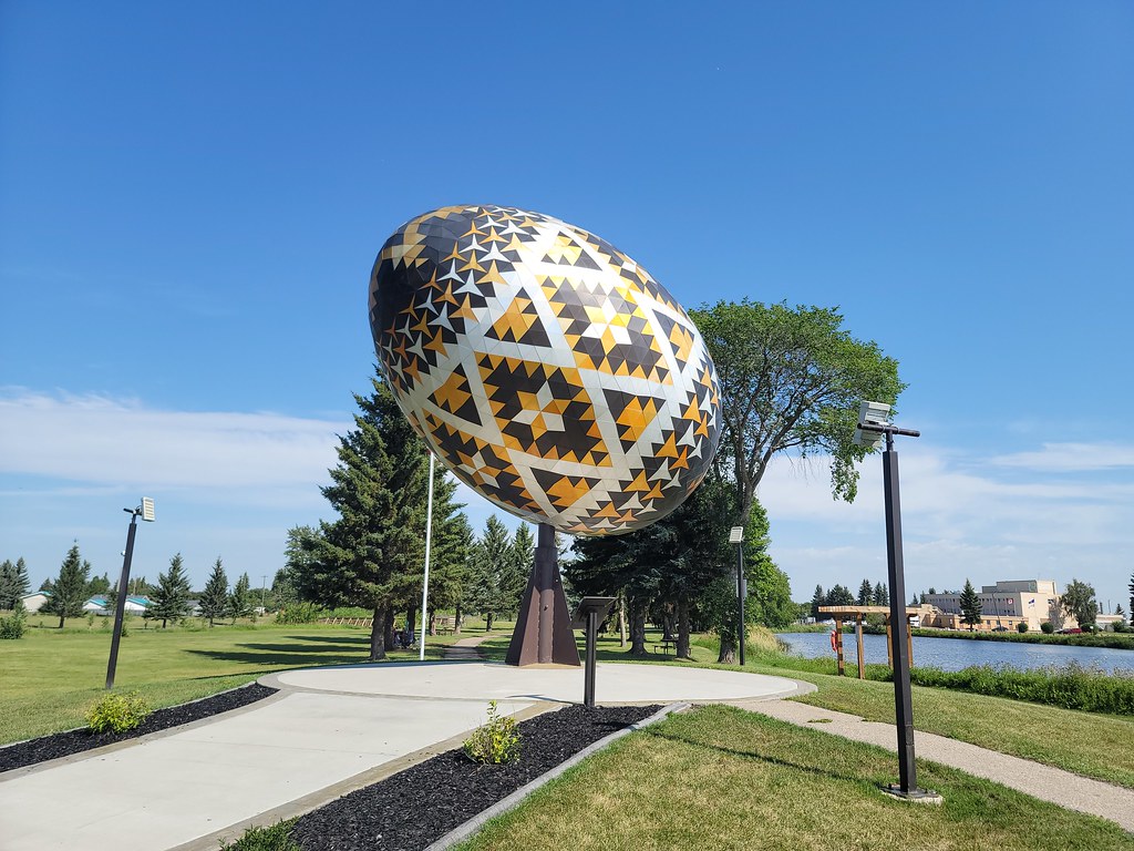 Vegreville Alta The Vegreville pysanka, or Ukrainian Easte… Flickr