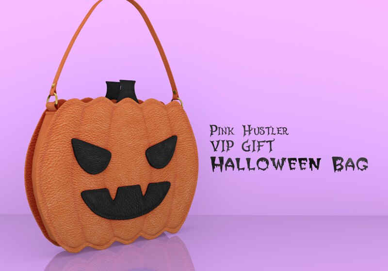 GIFT ♥ Halloween Bag PINK HUSTLER