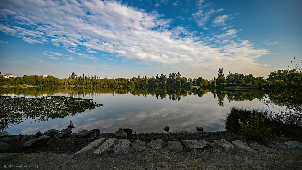 Spectacular Scene at Waughop Lake! Fort Steilacoom Park La… Flickr