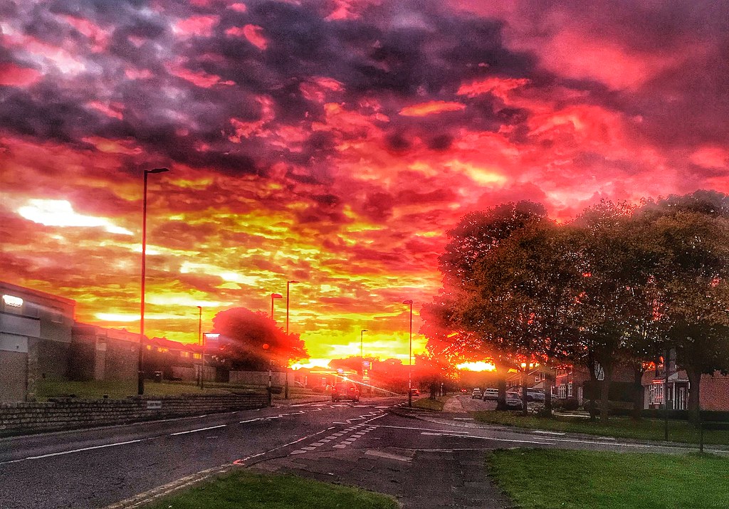 Sunrise…. 11 October 2022. Chapel House Estate, Westerhope… Flickr